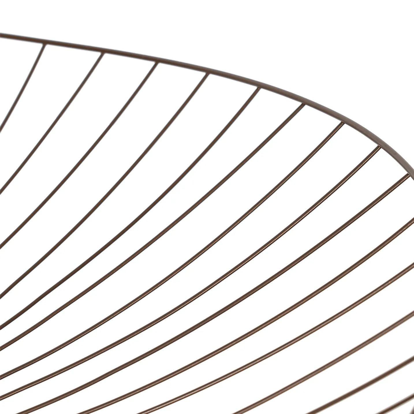 Pendant Light – Layered Wireframe in Bronze, E27 Fitting, 66 cm Diameter