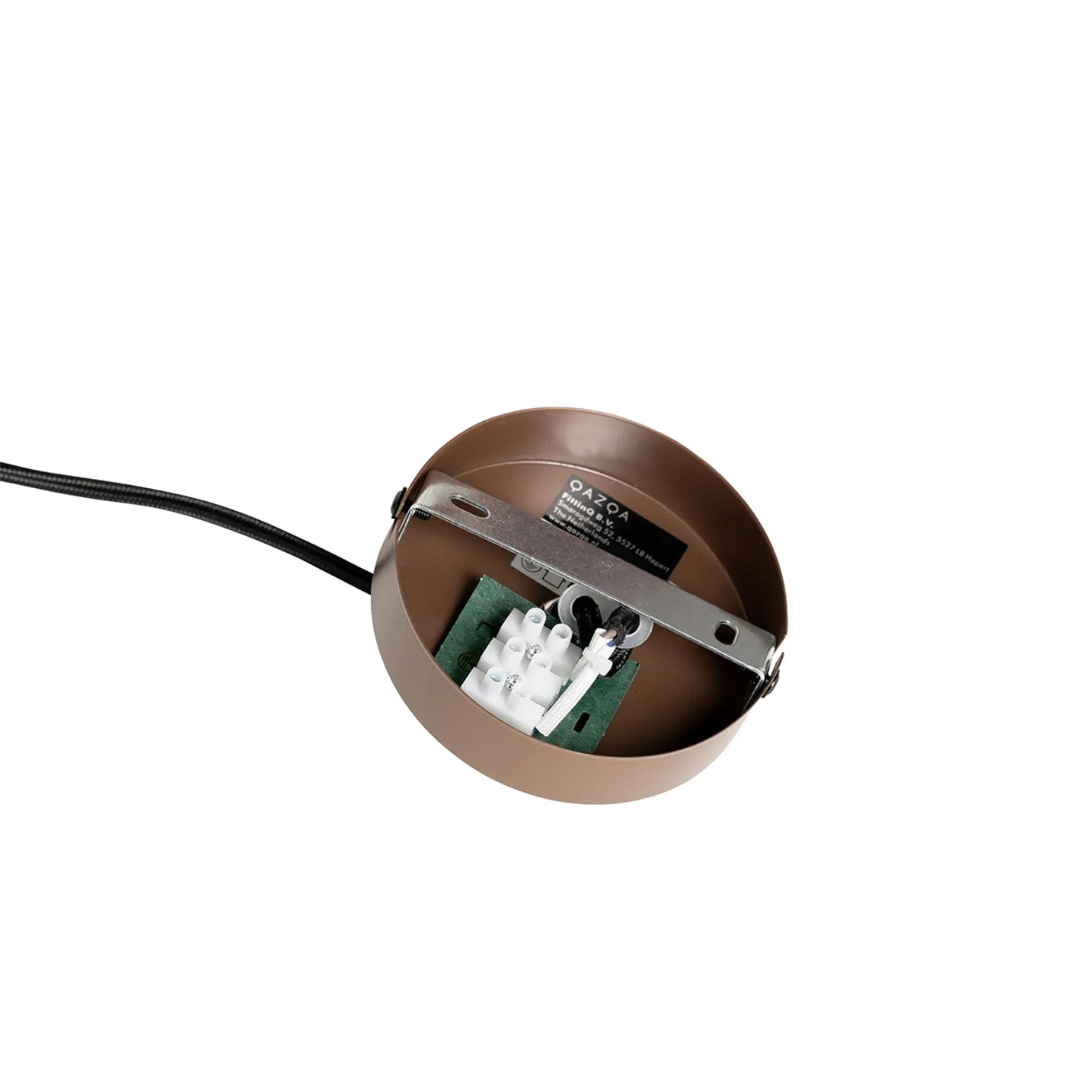 Pendant Light – Layered Wireframe in Bronze, E27 Fitting, 66 cm Diameter