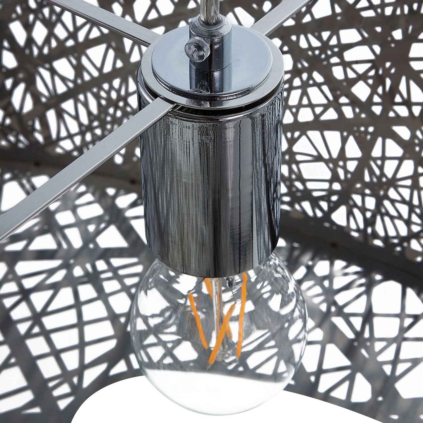 Pendant Light – Laser-Cut Drum Design