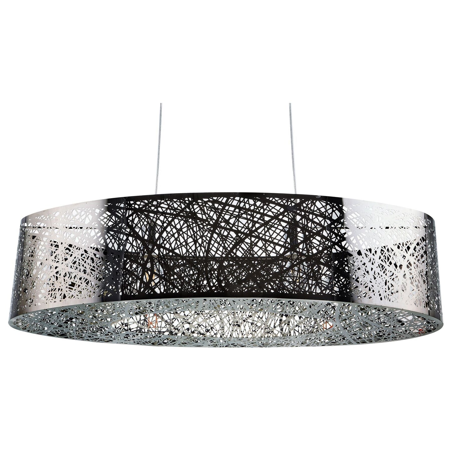 Pendant Light – Laser-Cut Drum Design