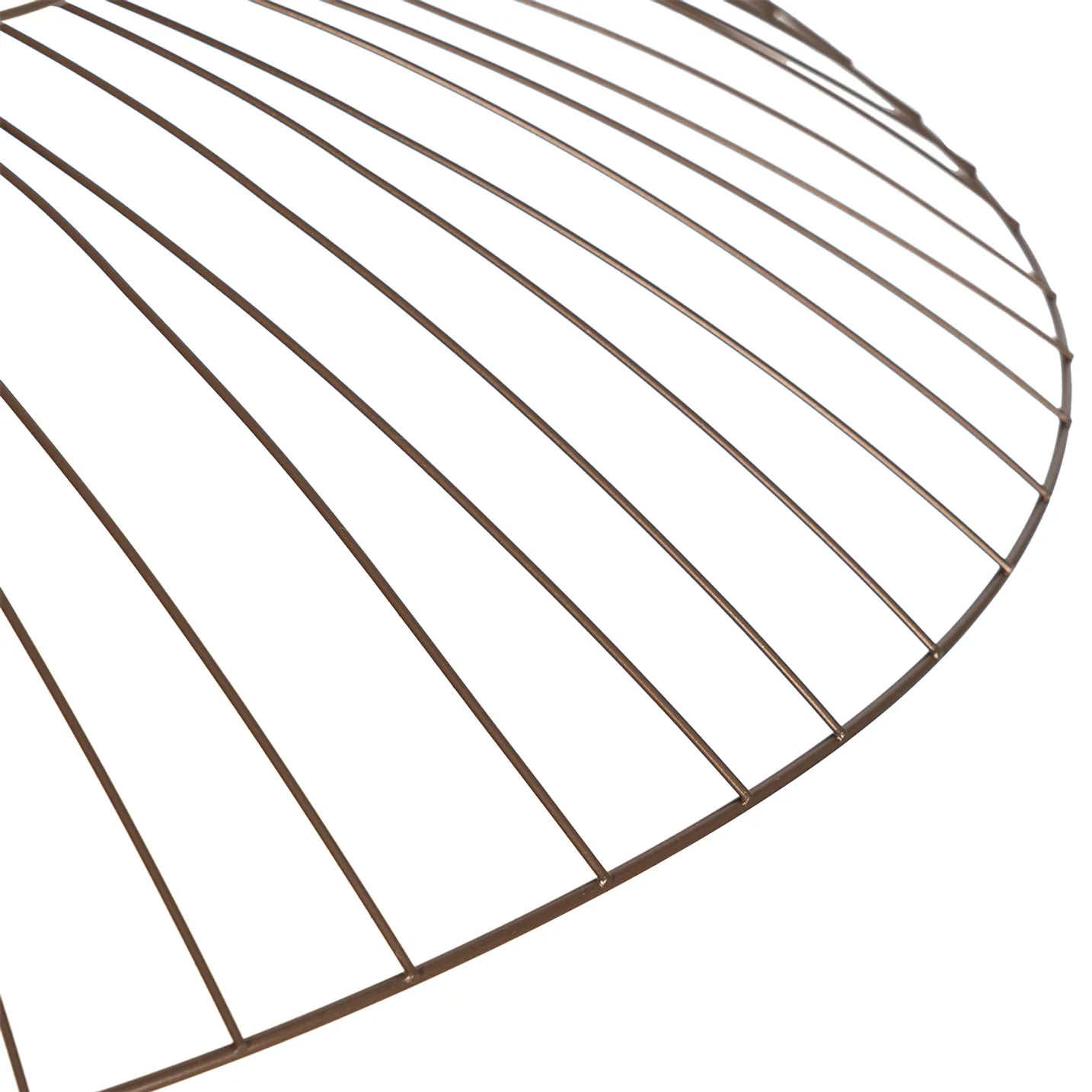 Pendant Light – Layered Wireframe in Bronze, E27 Fitting, 66 cm Diameter